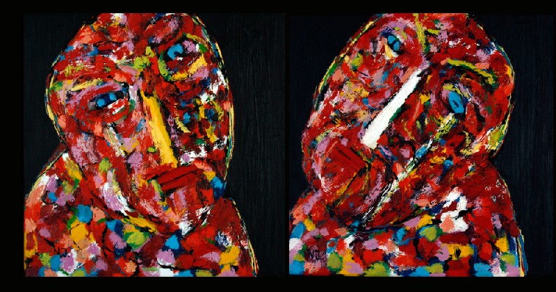 Niels Jensen 2 stk 30x30 cm