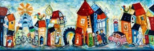 Min by - barndomsminder