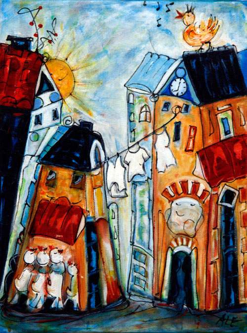 Tørresnor og vigtige høns