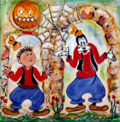 Udklædning i gården