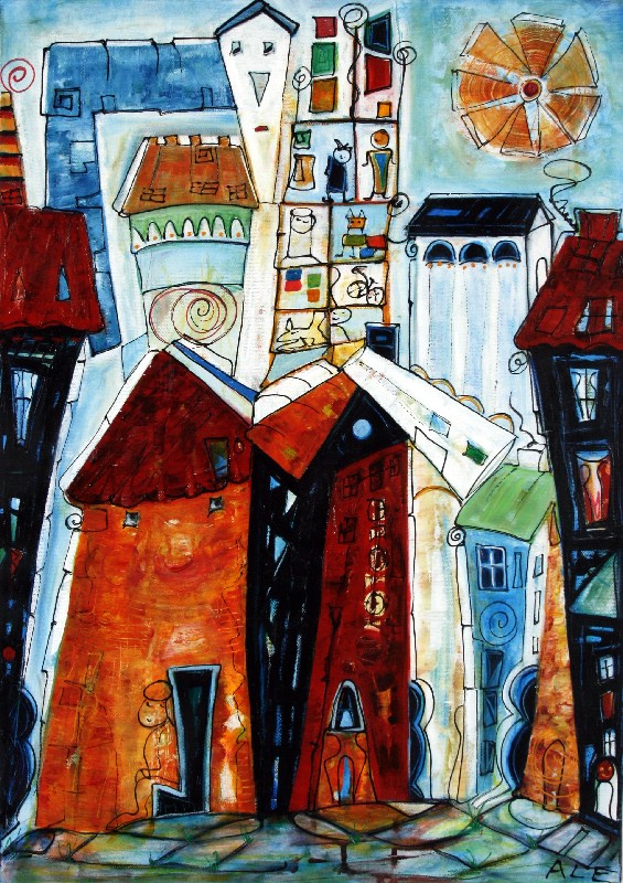 Mærkelig drøm om baggården