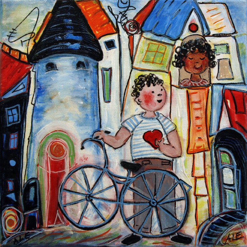 Sommer på den rigtige side af gården