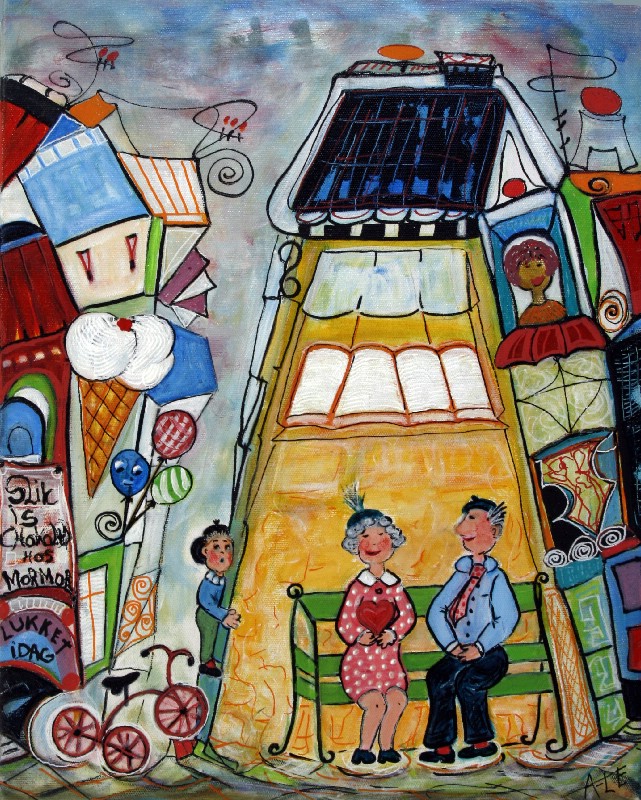 Mormor har fået en ven