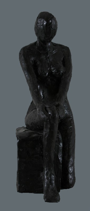 Kvinde - keramisk skulptur