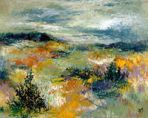 Solstrejf ved skoven