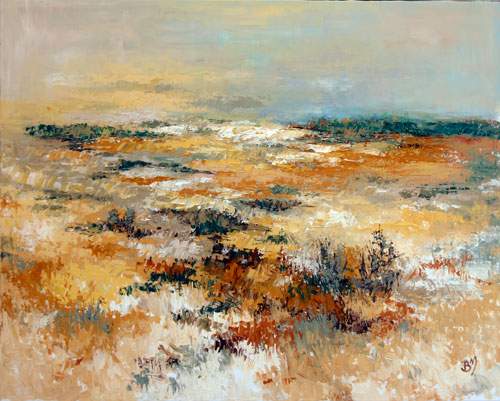 Efteråstræer på klitheden