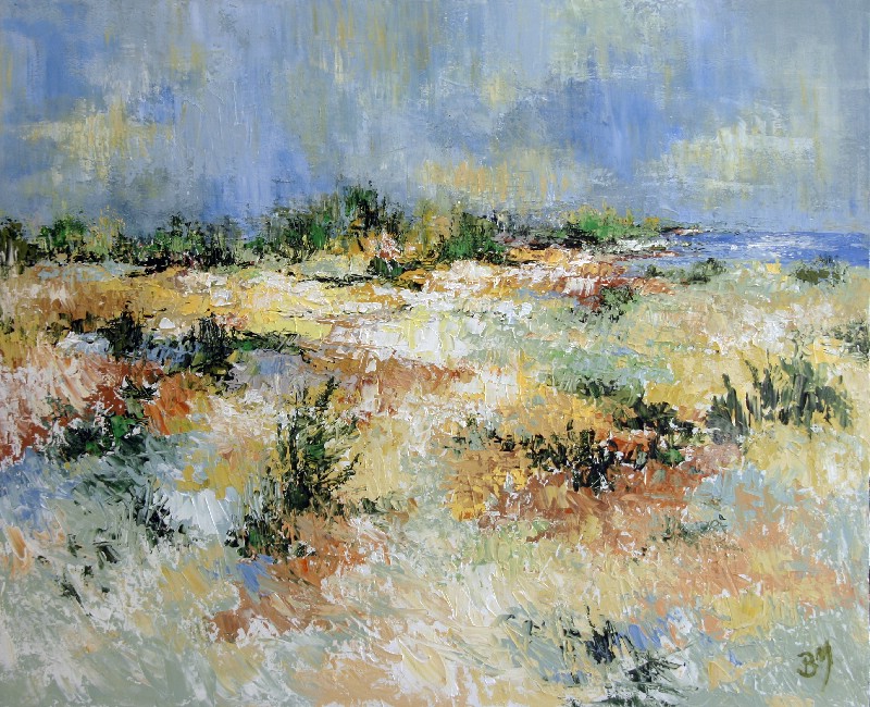 Landskab ved fjorden