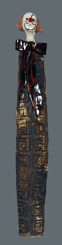 Klovn - keramisk skulptur