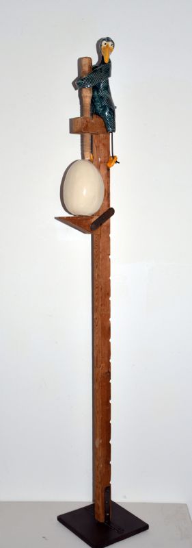 Fuglefødsel ved kejsersnit på stort stativ