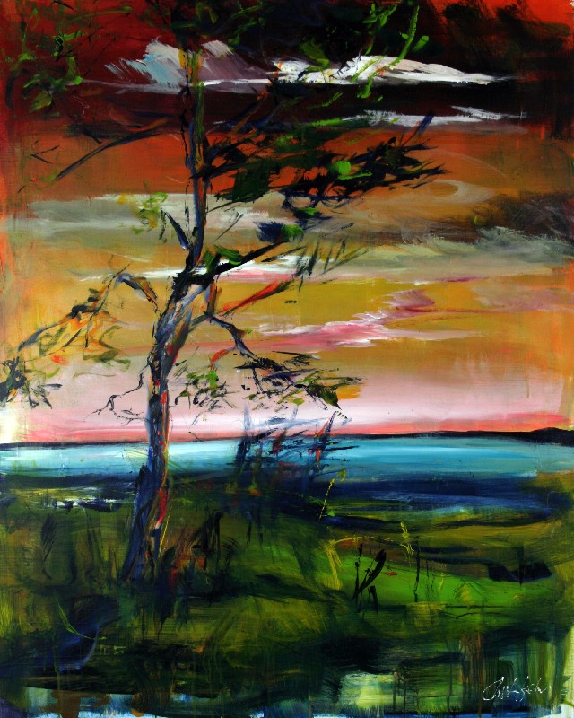 Solen gløder i november - Vestjylland