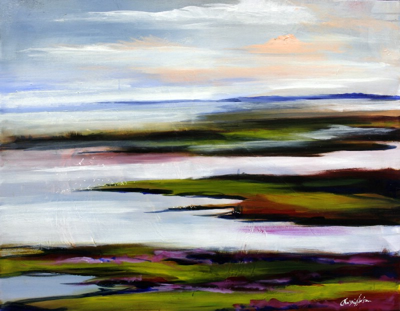 Vådområde ved fjorden