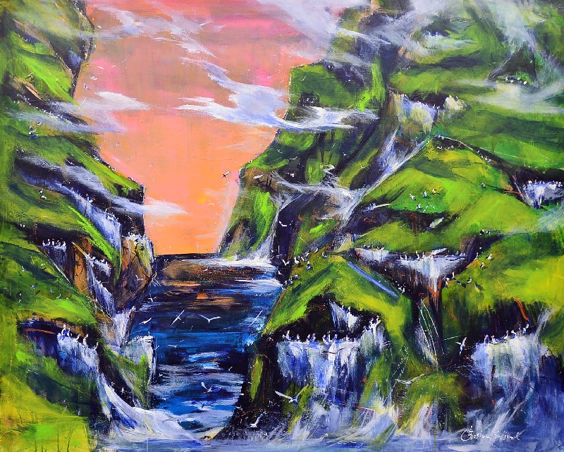 Kløften gennem Mikines