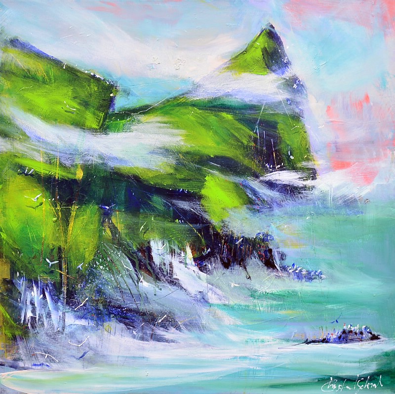 Stærk vind fra vest