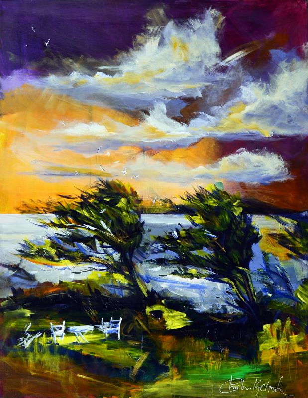 Havet ved Bovbjerg Fyr