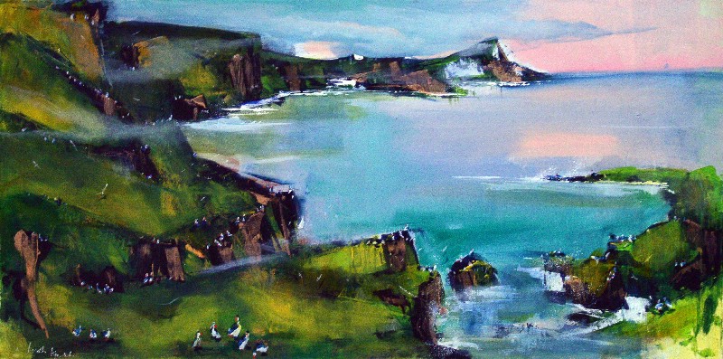 Stille dag langs kysten - Færøerne