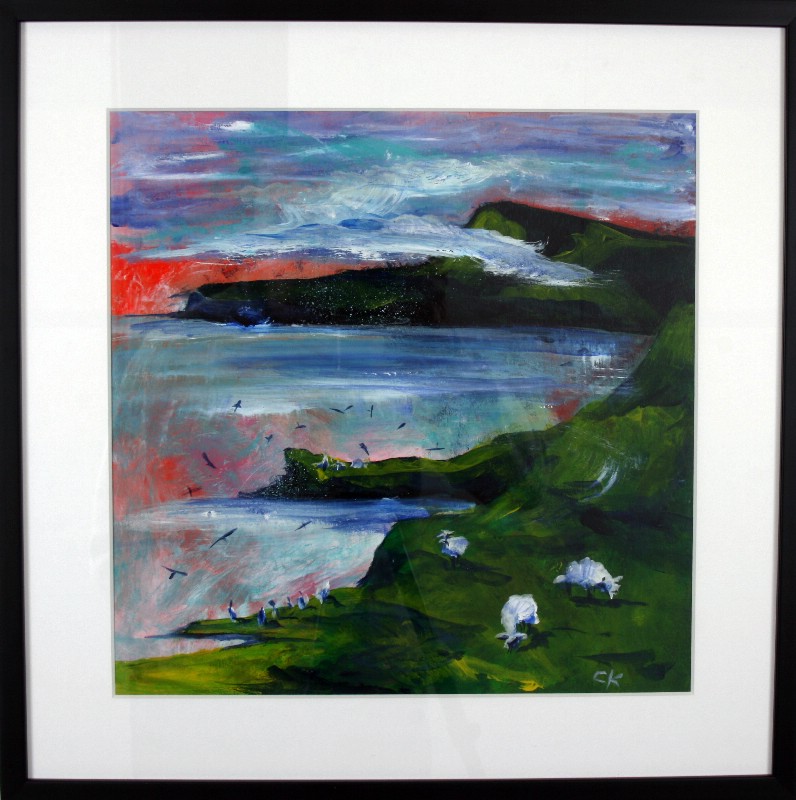 Impressions - Faroe Islands - Kunstværk bag glas