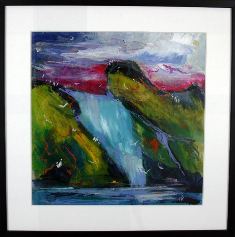 Impressions - Faroe Islands - Kunstværk bag glas