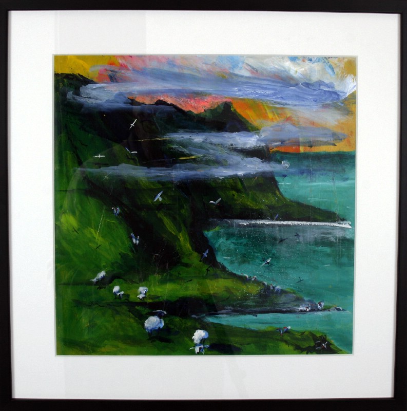 Impressions - Faroe Islands - Kunstværk bag glas