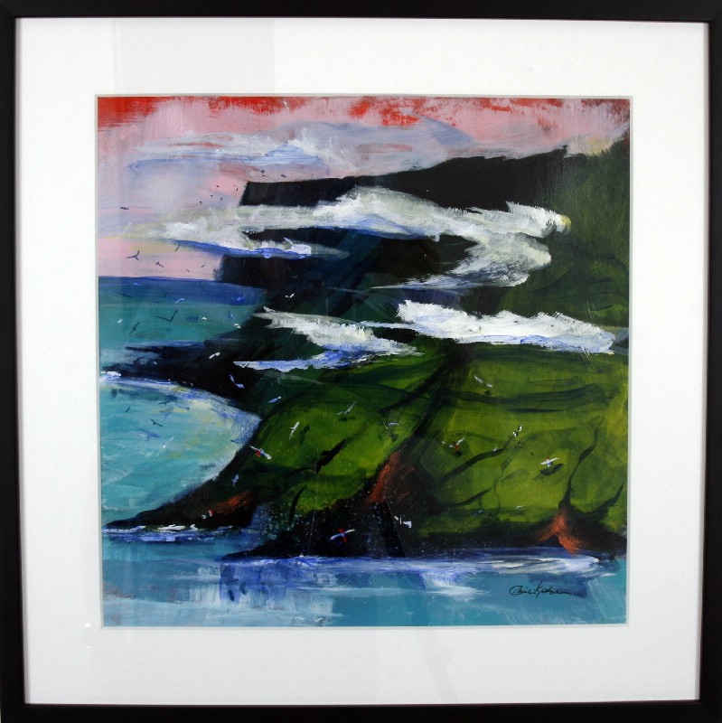 Impressions - Faroe Islands - Kunstværk bag glas