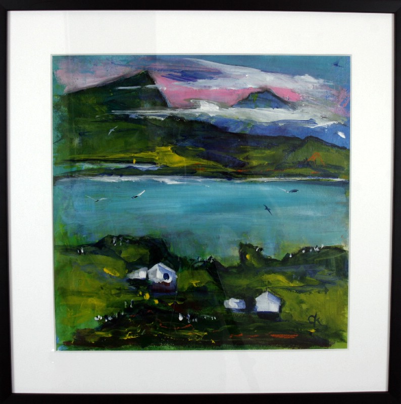 Impressions - Faroe Islands - Kunstværk bag glas