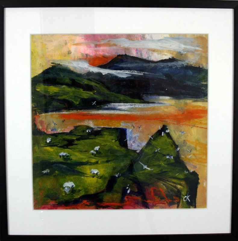 Impressions - Faroe Islands - Kunstværk bag glas