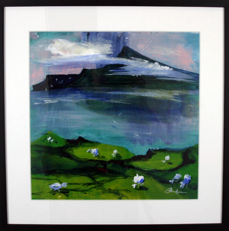 Impressions - Faroe Islands - Kunstværk bag glas