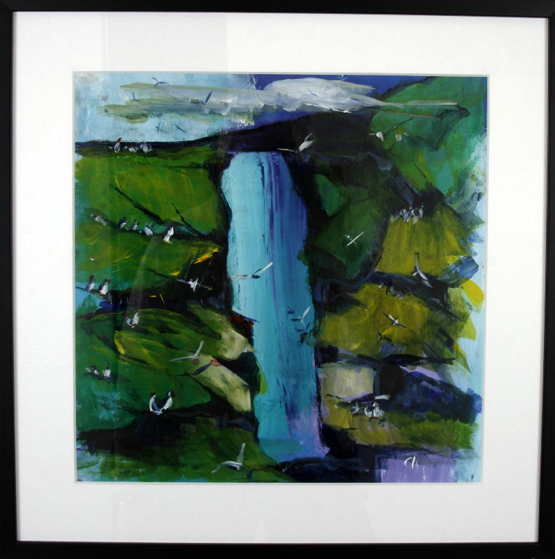 Impressions - Faroe Islands - Kunstværk bag glas 