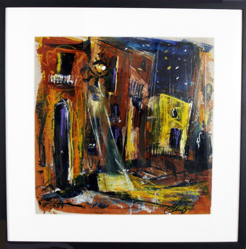 Impressions - kunstværk bag glas