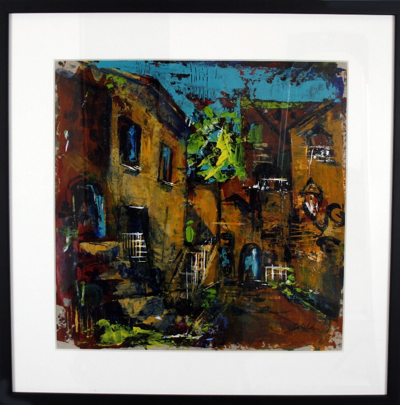 Impressions - kunstværk bag glas