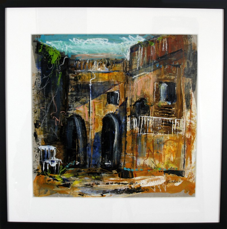 Impressions - kunstværk bag glas