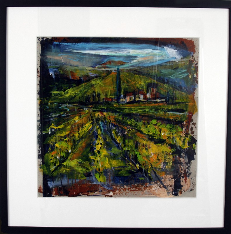 Impressions - kunstværk bag glas