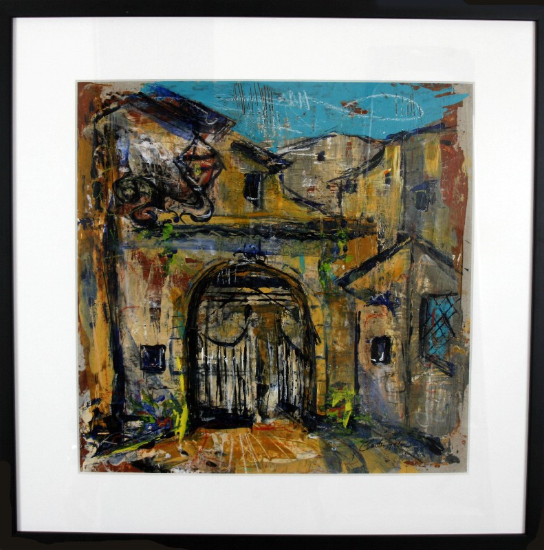 Impressions - kunstværk bag glas