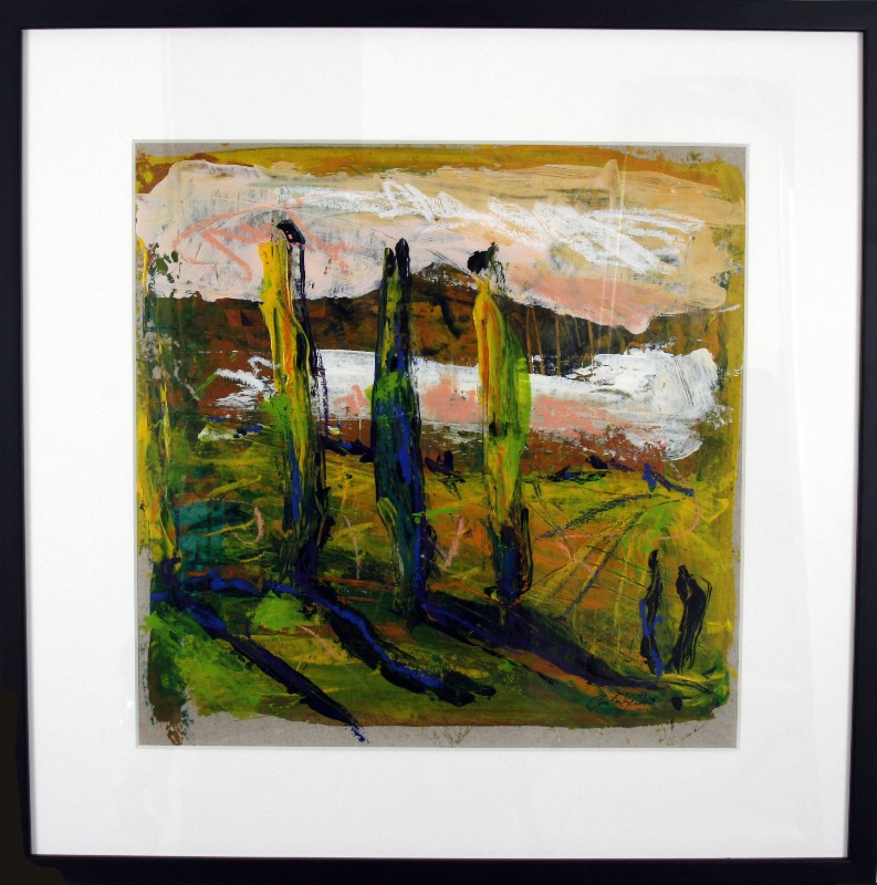 Impressions - kunstværk bag glas