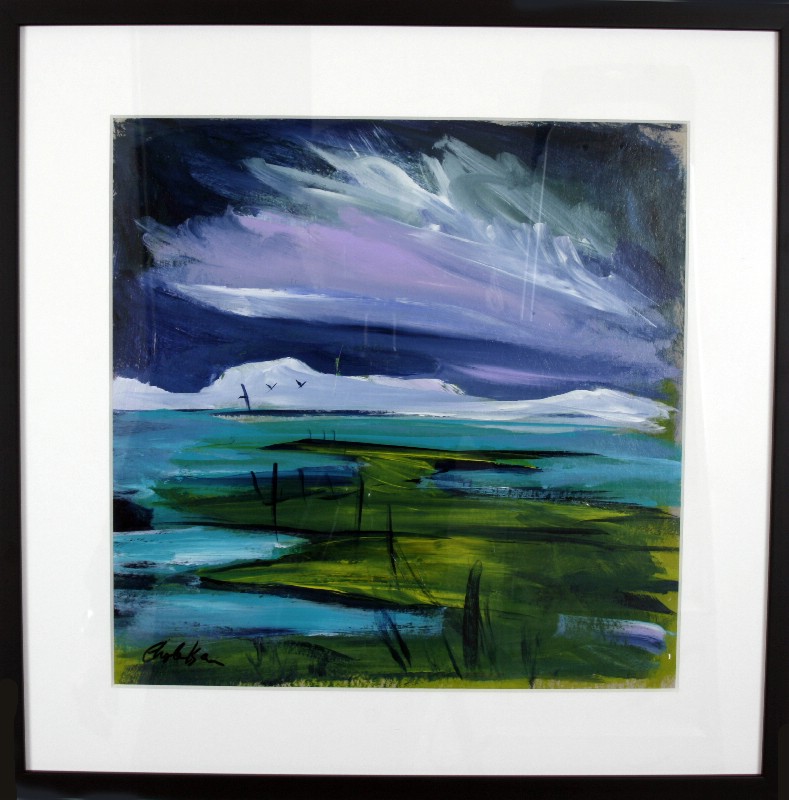 Impressions - kunstværk bag glas