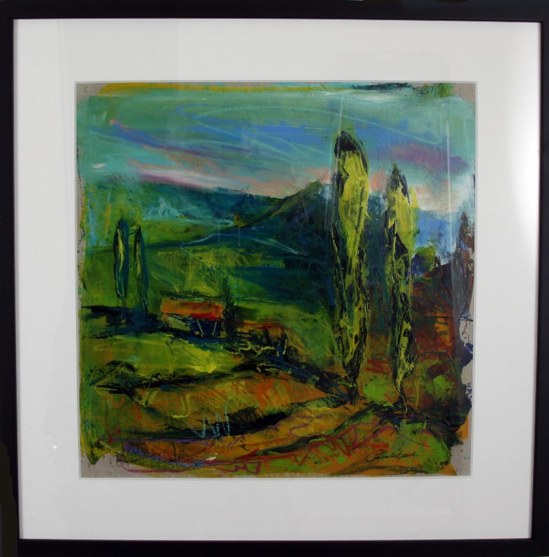 Impressions - kunstværk bag glas