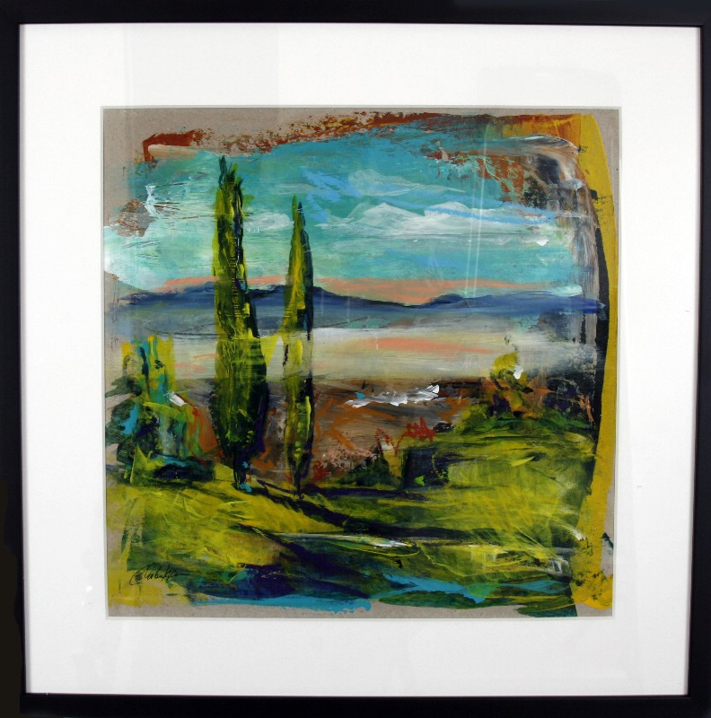 Impressions - kunstværk bag glas