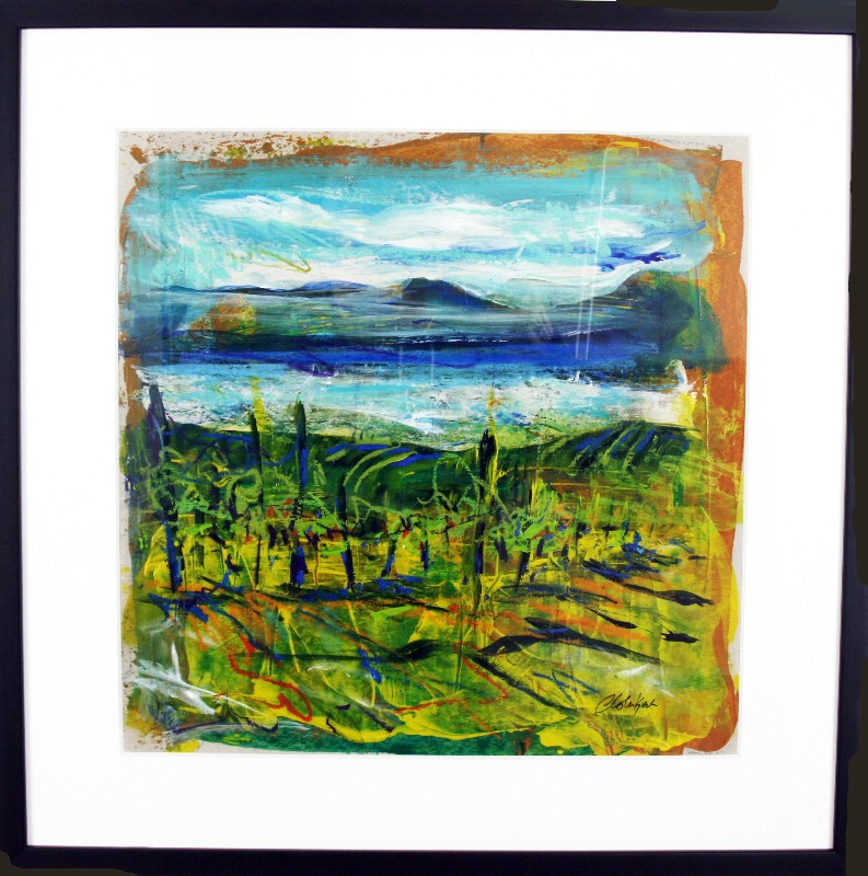 Impressions - kunstværk bag glas