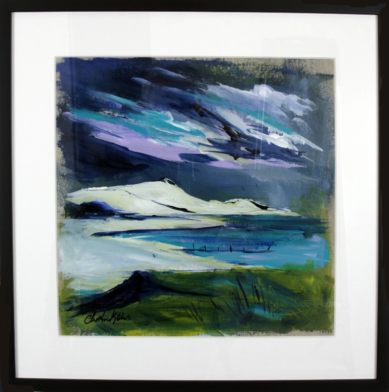 Impressions - kunstværk bag glas