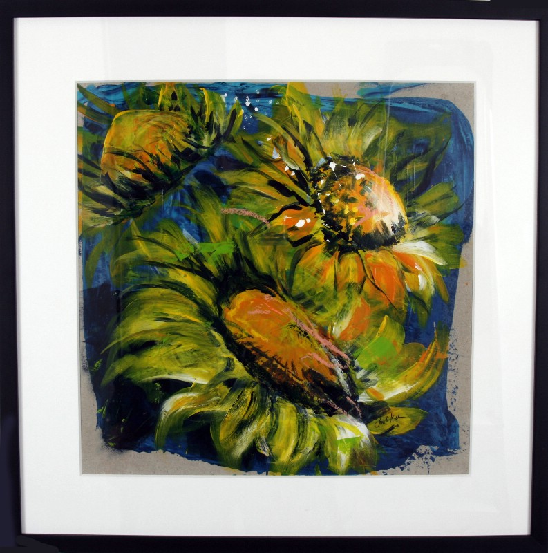 Impressions - kunstværk bag glas