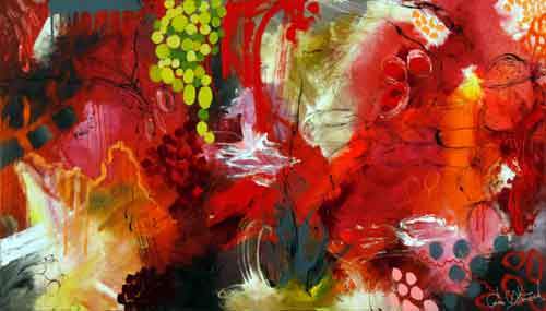 Solnedgang ved Slåen sø