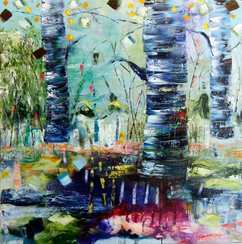 Træer ved Slåen Sø