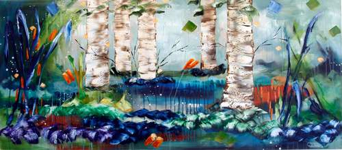 Skovens blågrønne farver