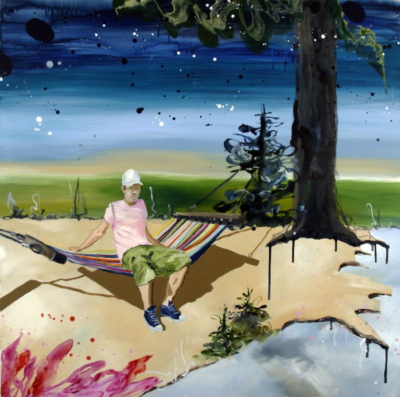 Hængekøje er til at ligge i