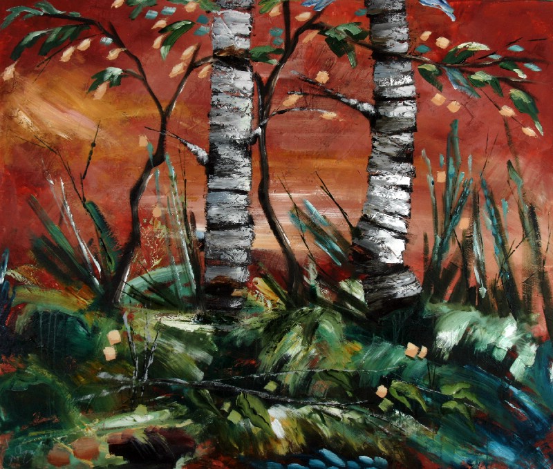 Solnedgang over Mols