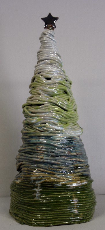 Juletræ med stjerne