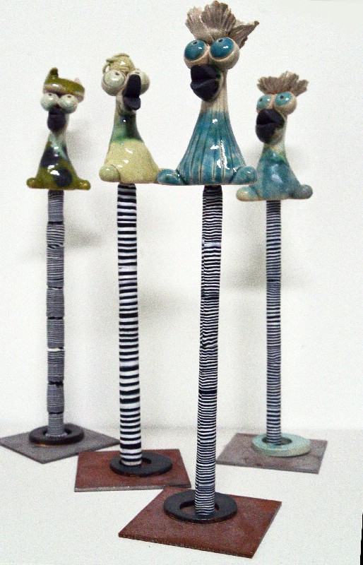 Fabeldyr på sokke af jern