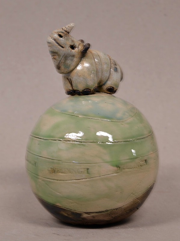 Næsehorn på jordklode