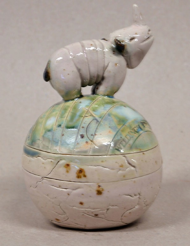 Næsehorn unge på jordklode