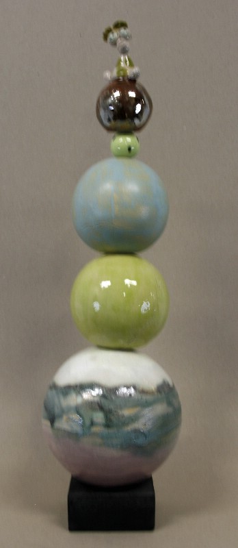 Kugleopsats med fabelfugl