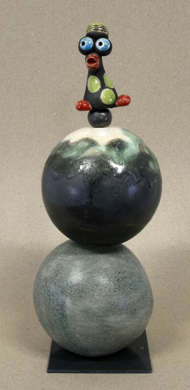 Kugleopsats med fabelfugl